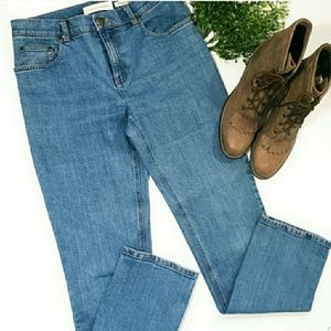 Jones New York Highrise Stretch Straight Leg Jeans